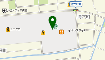 ハニーズ イオンモール新小松店の地図画像