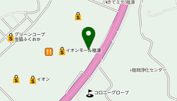 ハニーズ ディー.ストア イオンモール福津店の地図画像