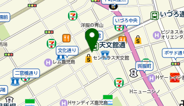 ハニーズ 鹿児島店の地図画像