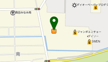 ハニーズ アピタ島田店の地図画像