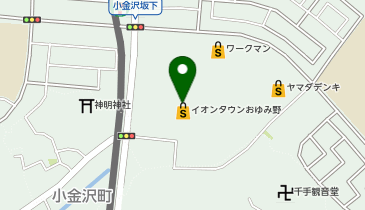 ハニーズ イオンタウンおゆみ野店の地図画像