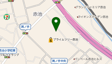 ハニーズプライムツリーアカイケ店の地図画像