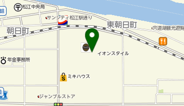 ハニーズ イオン松江店の地図画像