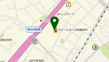 ハニーズ カナートモール和泉府中店の地図画像