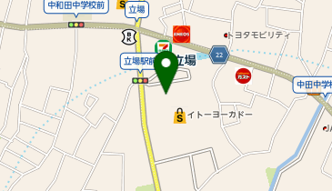 ハニーズ 立場店の地図画像
