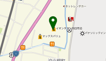 ハニーズ イオンタウン四日市泊店の地図画像