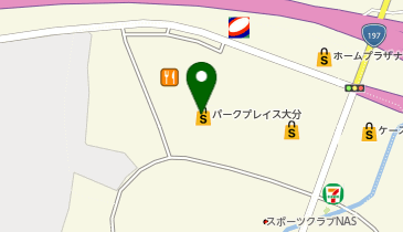 ハニーズ ディー.ストア パークプレイス大分店の地図画像