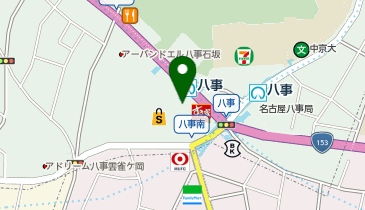 ハニーズ イオン八事店の地図画像