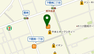 ハニーズ IY大和鶴間店の地図画像