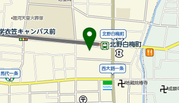 ハニーズイズミヤ白梅町店の地図画像