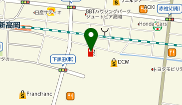 ハニーズ イオンモール高岡店の地図画像