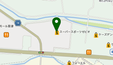 ハニーズ イオンモール草津店の地図画像