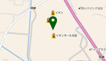 ハニーズ イオンモール太田店の地図画像
