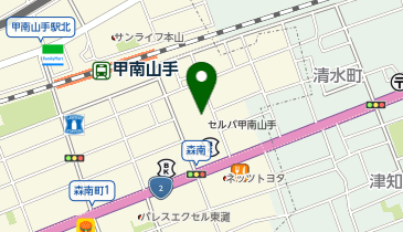 ハニーズ セルバ甲南山手店の地図画像