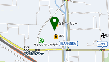 ハニーズ d.ストア ならファミリー店の地図画像
