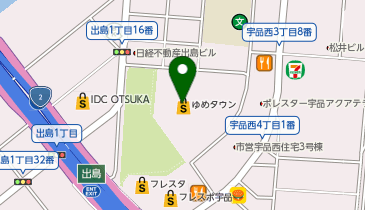 ハニーズ ゆめタウンみゆき店の地図画像