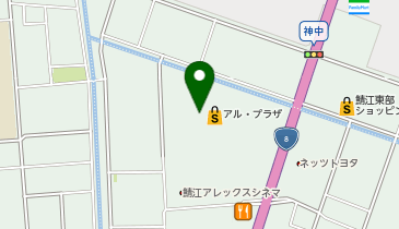 ハニーズ アルプラザ鯖江店の地図画像