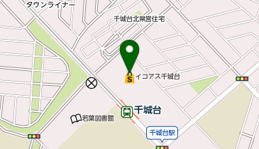 ハニーズ イコアス千城台店の地図画像