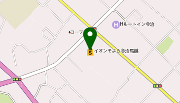 ハニーズ そよら今治馬越店の地図画像