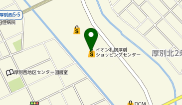 ハニーズ 厚別店の地図画像