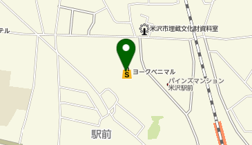ハニーズ 米沢店の地図画像