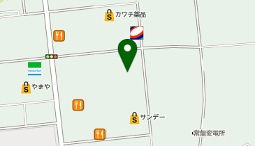 ハニーズ 水沢店の地図画像