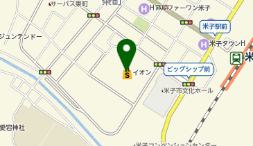 ハニーズ 米子店の地図画像