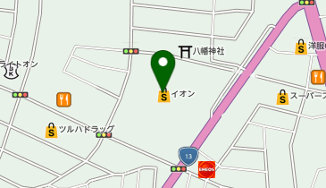 ハニーズ 福島店の地図画像