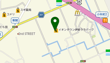 ハニーズ 伊勢店の地図画像