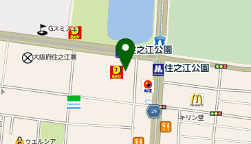 ハニーズ 住之江店の地図画像
