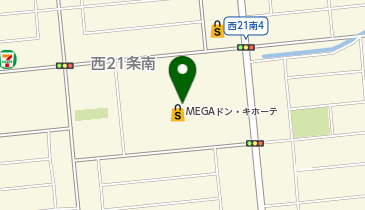 ハニーズ 帯広西店の地図画像
