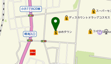 ハニーズ 大竹店の地図画像