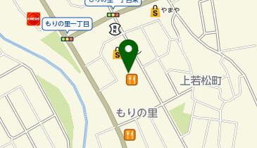 ハニーズ もりの里店の地図画像