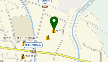 ハニーズ 小牧店の地図画像