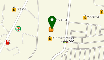 ハニーズ 宇都宮東店の地図画像