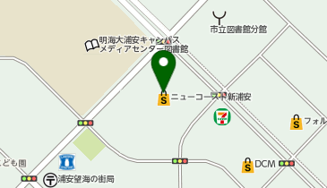 ハニーズ 新浦安店の地図画像