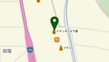 ハニーズ 下妻店の地図画像