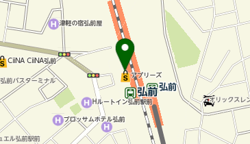 ハニーズ 弘前店の地図画像