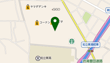 ハニーズ 知立店の地図画像