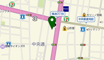 ハニーズ 宮崎店の地図画像