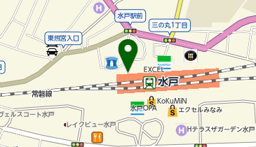 ハニーズ 水戸店の地図画像