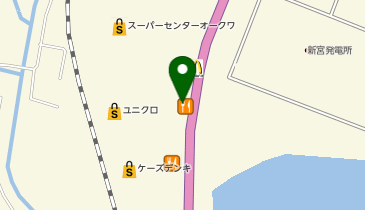 ハニーズ 南紀店の地図画像