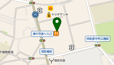 ハニーズ 四街道店の地図画像