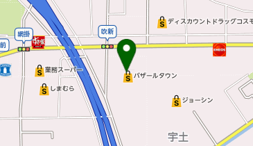 ハニーズ 丹波篠山店の地図画像