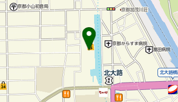 ハニーズ 北大路店の地図画像