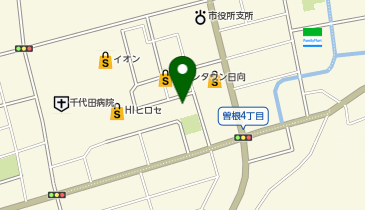 ハニーズ 日向店の地図画像