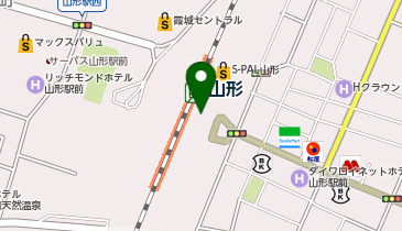 ハニーズ エスパル山形店の地図画像