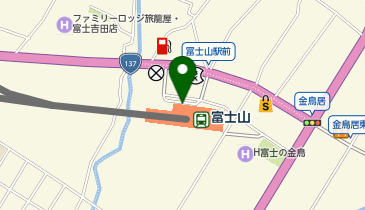 ハニーズ 富士吉田店の地図画像