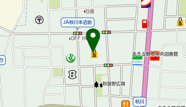 ハニーズ あきる野店の地図画像
