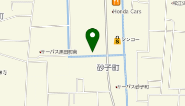 ハニーズ 松江キャスパル店の地図画像